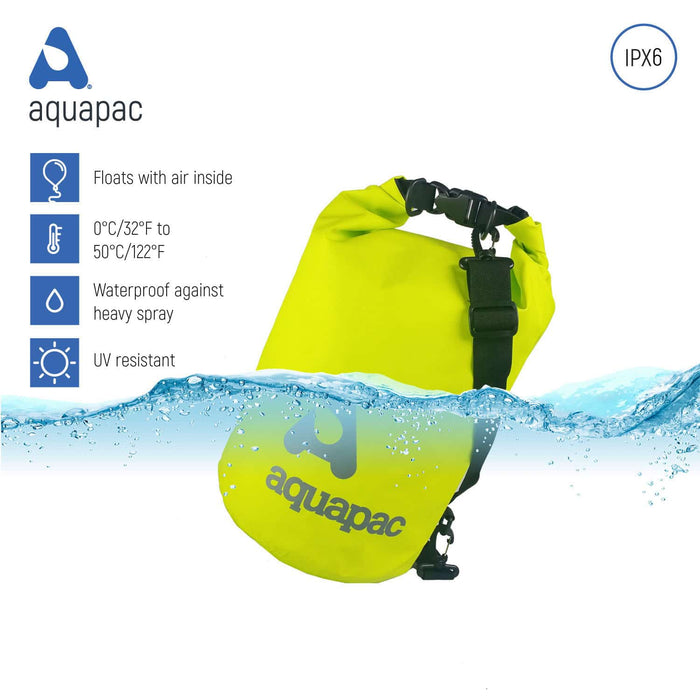 TrailProof™ Dry Bag mit Schultergurt, 15 Liter Acid Green